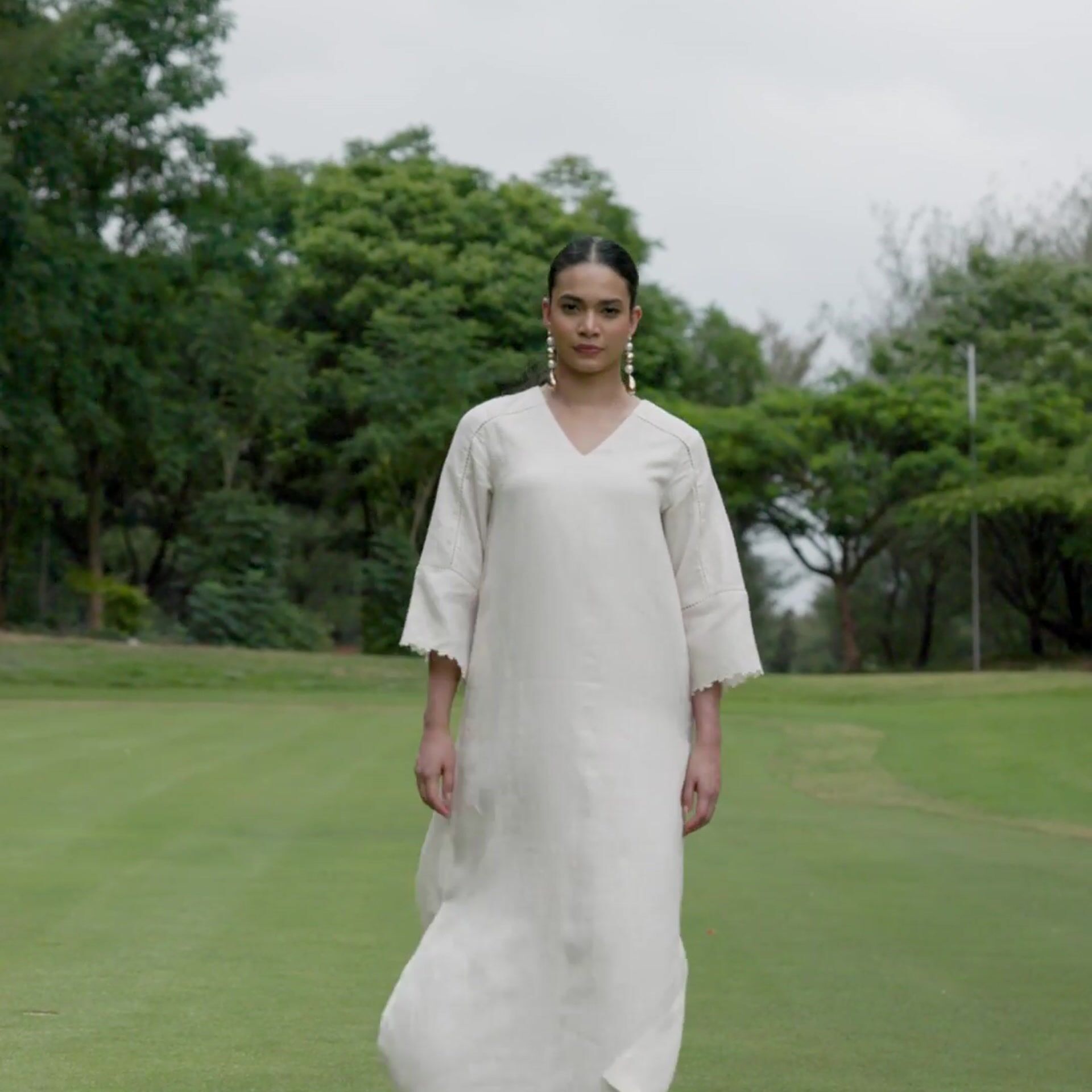 Shift Kaftan Dress - 100% Linen