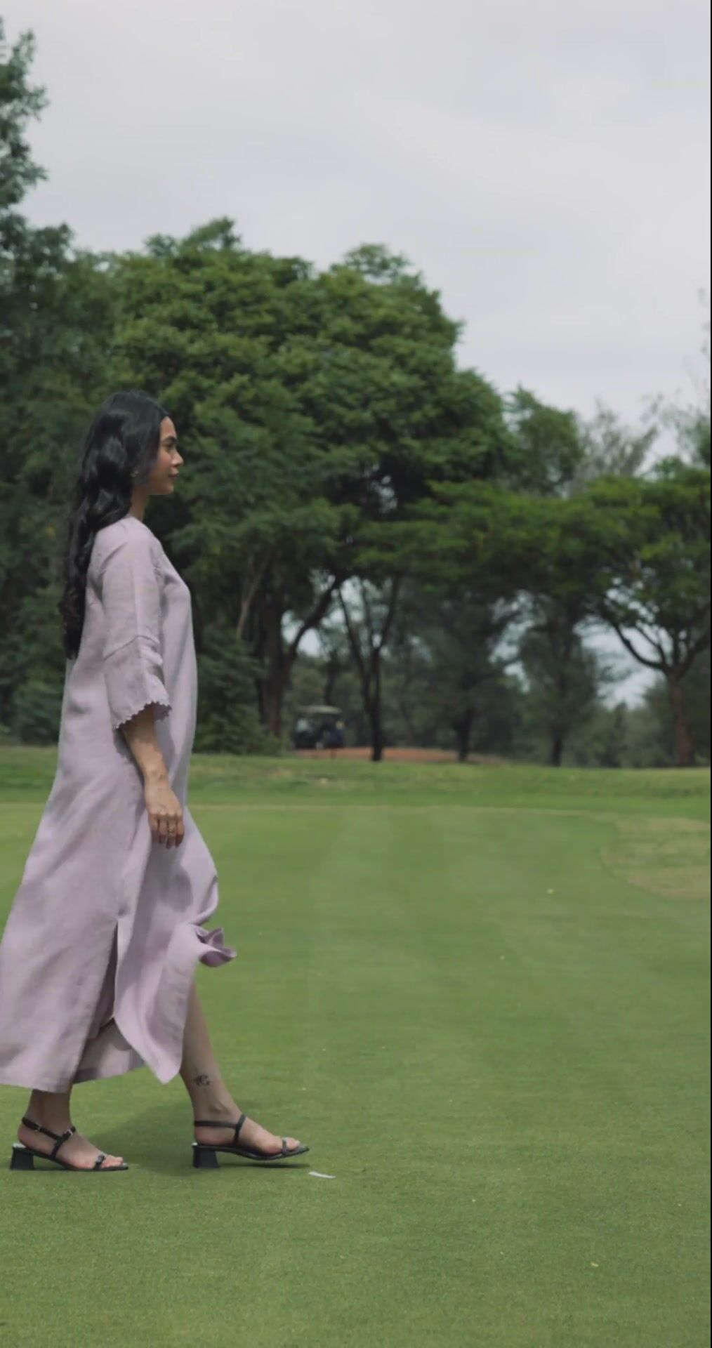 Shift Kaftan Dress - 100% Linen video preview